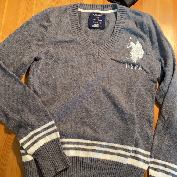 Polo v neck sweater - Picture 1 of 3